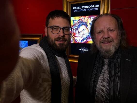 Karel Svoboda: Šťastná léta - Z natáčení - Petr Klein Svoboda, Lešek Semelka