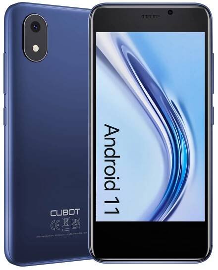 Cubot Smartphone J10 4palcový mini telefon 2350mAh 32GB ROM 5MP Zadní fotoaparát Google Android 11 Dual SIM karta 3G Telefon Face ID