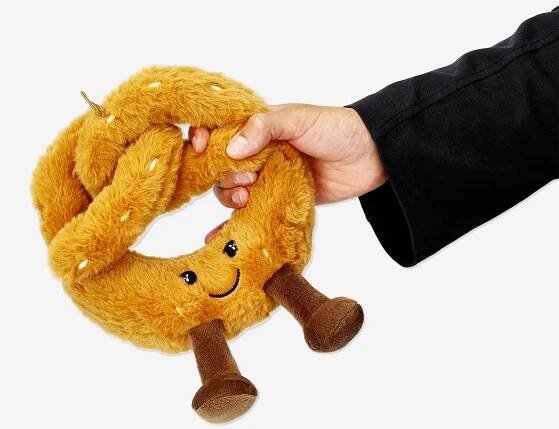Plush Pretzel Toy Toy Flying Tiger Copenhagen 