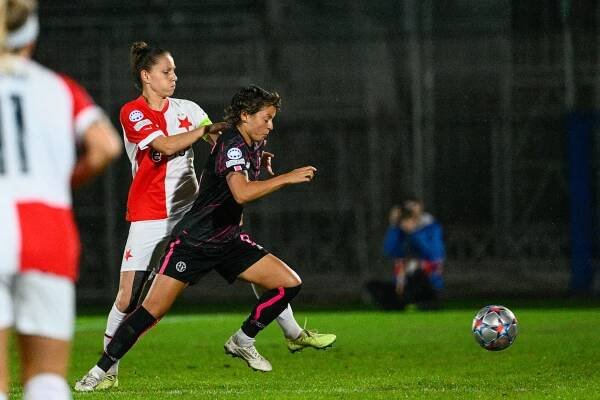 Fotbalistky Slavie vstoupily do základní skupiny Ligy mistryň porážkou. Na půde AS Řím prohrály 0:1