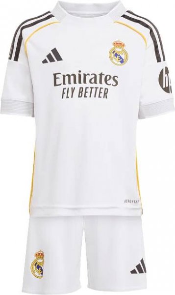 Real Madrid Home Jersey Set 2025/26 Kids