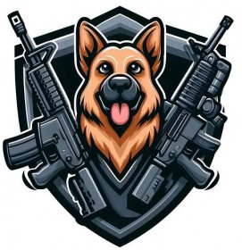 Tactical k9 dog patch design