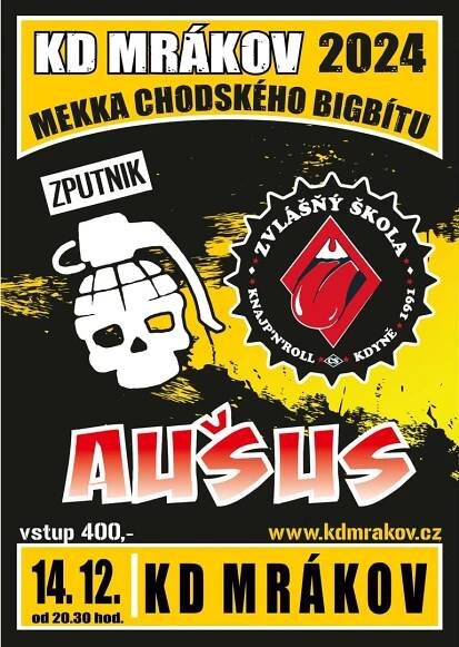 Zvlášňý škola, Zputnik a Aušus to společně odpálí v KD Mrákov a bude to jízda! - rockplanet.cz