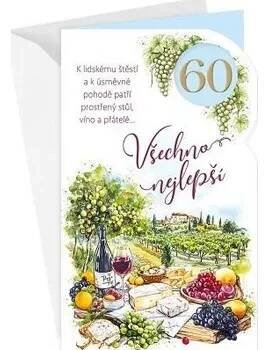 ARGUS Přání k 60.narozeninám 15-6581c60