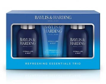 Baylis & Harding Mini sada péče o tělo Men's Citrus Lime & Mint 3 ks