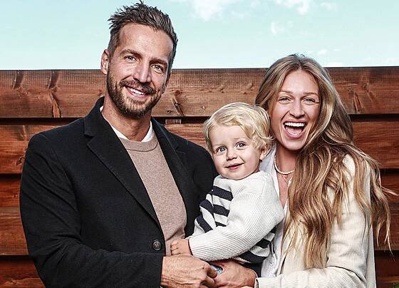 Milan Sovadina, Veronika Sovadina Kašáková a jejich syn Matyáš (2022)