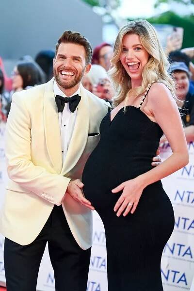 Hannah Cooper and Joel Dommett