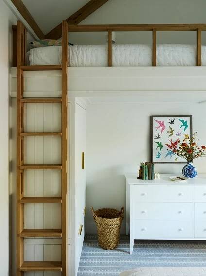 lofted bed