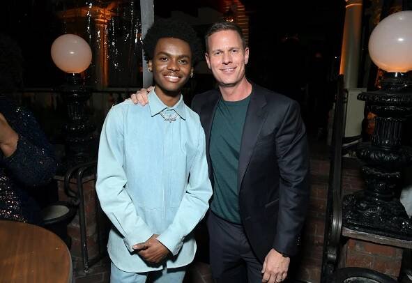 Netflix's "We Have A Ghost" Premiere on February 22, 2023 in Los Angeles, California - Jahi Di'Allo Winston, Christopher Landon - Máme tu ducha - Z akcí