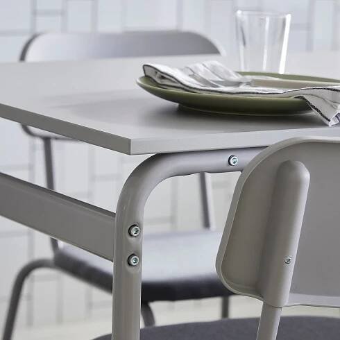 IKEA GRASALA Stůl, šedá/šedá, 110x67x75 cm Kód výrobce 994.840.27