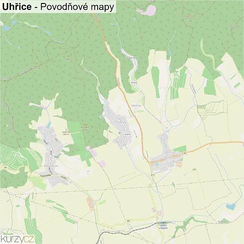 Uhřice - mapy | Kurzy.cz