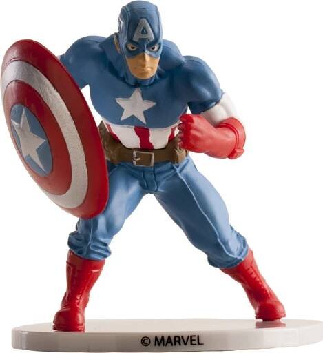 Dekora Figurka na dort Kapitán Amerika 9 cm