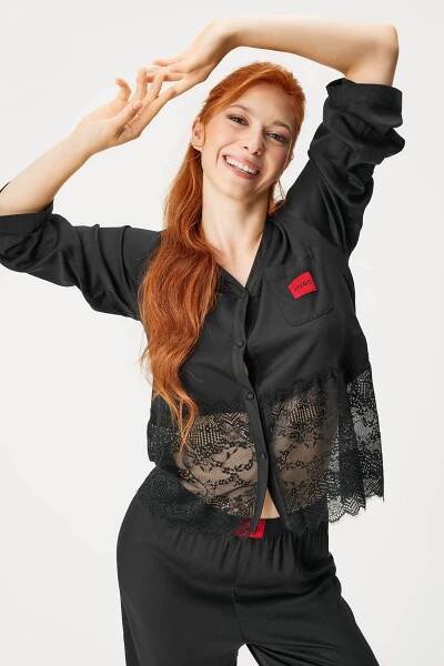Pyžamový top HUGO Red Label Lace Shirt