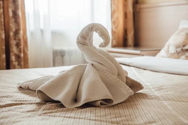 rucnik origami labut