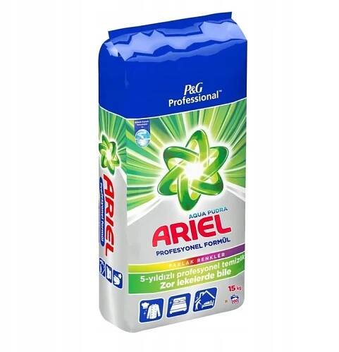 ARIEL PRÁŠEK NA BAREVNÉ PRÁDLO PROFESSIONAL AQUA PUDRA 15 kg ORIGINÁL
