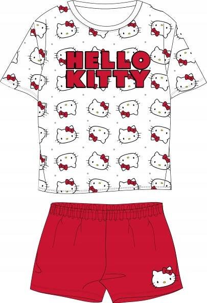 Dívčí pyžamo Hello Kitty komplet 134/140 D051x Značka EplusM