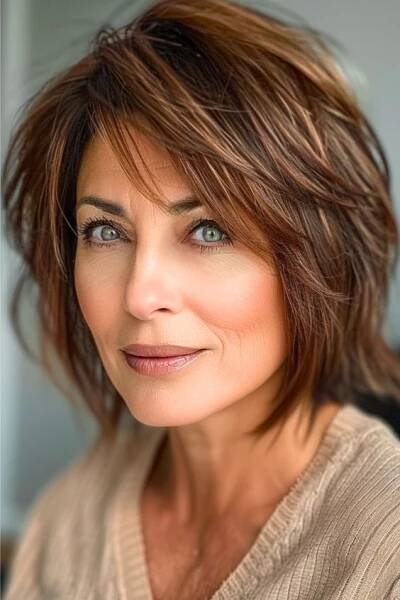 Embrace your natural texture and rock this effortlessly chic style that flatters a var...