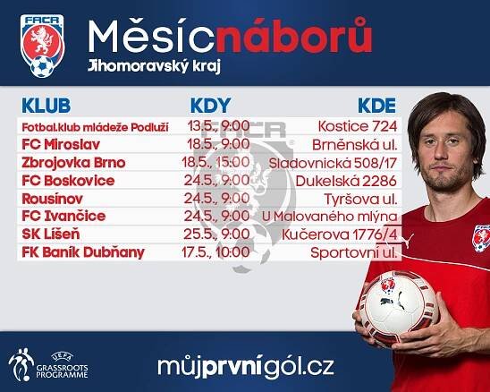 Měsíc náborů začíná, fotbal do svých řad láká nové hvězdičky | FOTBAL.CZ