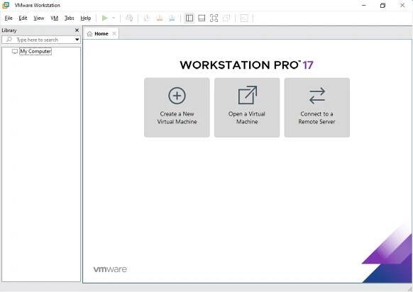 Launch VMware Workstation 17