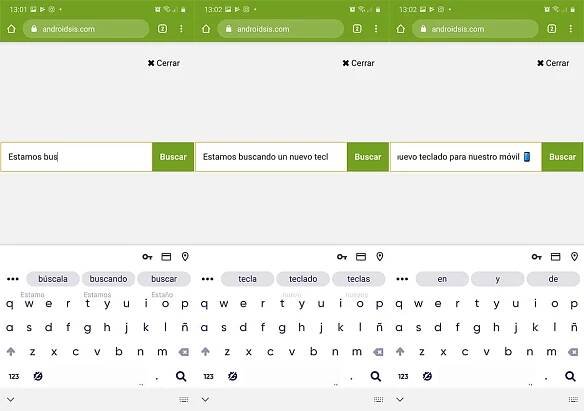 Fleksy alternativa a SwiftKey