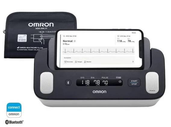 Tlakoměr na paži OMRON HEM-7530T-E3 Complete 2 v 1