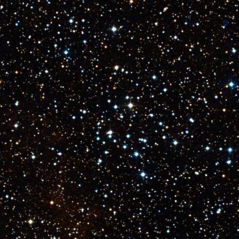 DSS image of region near open cluster NGC 189