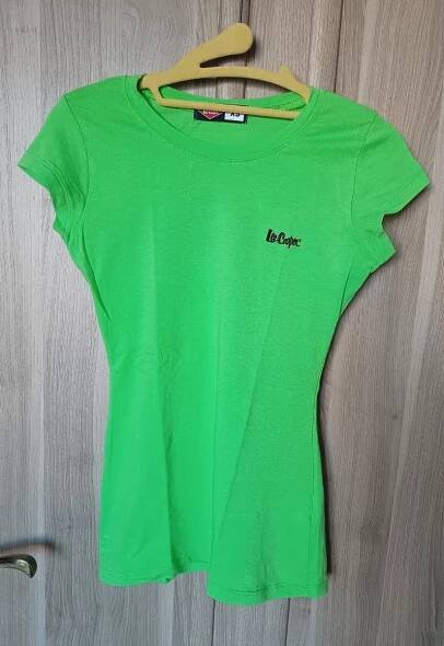 Lee Cooper neon pružné tričko XS | Aukro