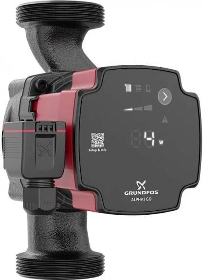 Grundfos ALPHA1 GO 25-80 180 220-240V 9H AC0 93074179