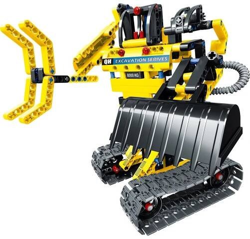 IM-Master Stavebnice 2 v 1 Bagr a robot 342 dílků