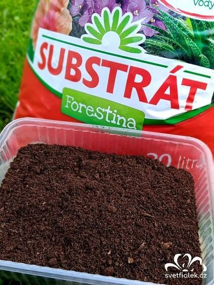 Substrát pro africké fialky – Svět fialek