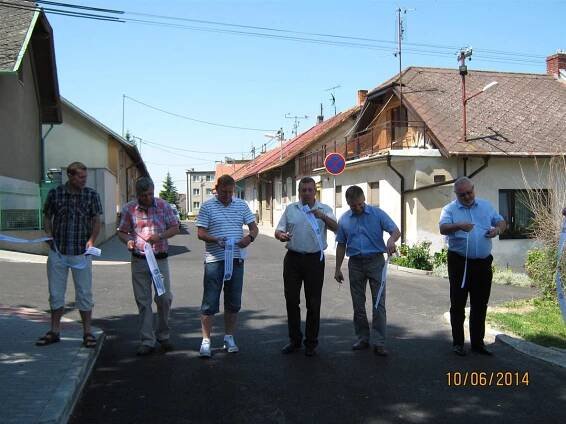 Kolaudace rekonstrukce ulice Tovární čtvrť - Oficiální stránky města Koryčany