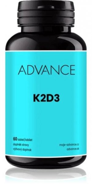 Advance K2D3 tablety pro podporu zdraví kostí a zubů