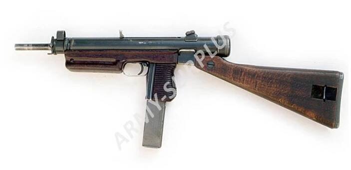 Samopal vzor 24 (vz.23/25/26) znehodnocený s pevnou pažbou