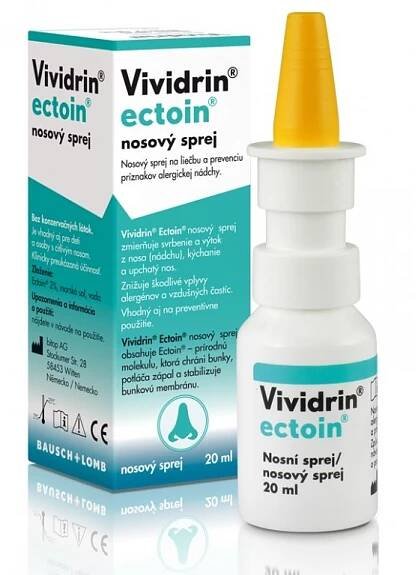 Vividrin ectoin nosový sprej 20 ml