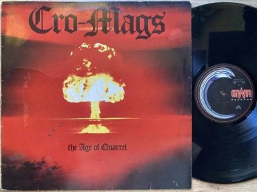 CRO-MAGS - THE AGE OF QUARREL LP 1987 VG  - Hudba