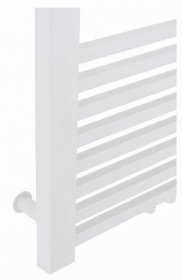 QUADRO DUO-N/MM Koupelnový žebřík (radiátor) - bílý, v. 1700 mm, š. 600 mm, středové připojení (NC-D8-600.1700-40-01+MM