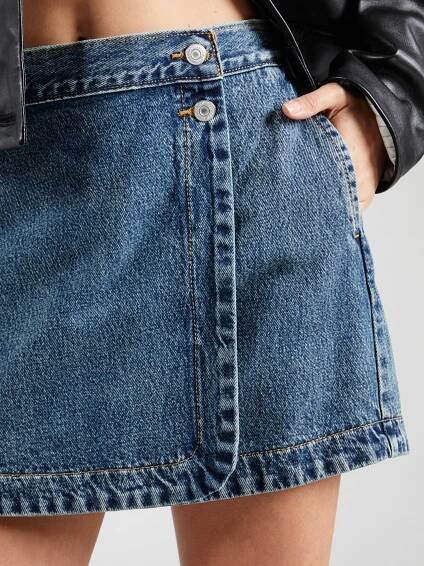 LEVI'S ® Sukně 'Wrap Skirt' – modrá