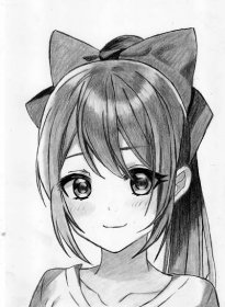 Drawing Anime Girl - Gambaran