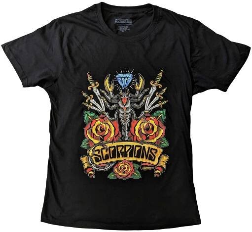 Scorpions tričko, Traditional Tattoo Black, pánské | Musicwear - Trička, mikiny