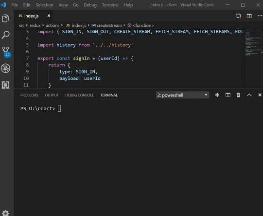 Visual Studio Code - Terminal Blank Screen - Stack Overflow