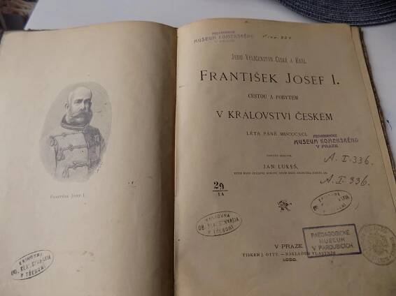František Josef I král a císař - historická kniha rok 1892!!!