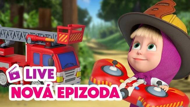 LIVE! Máša a Medvěd NOVÁ EPIZODA Hasič dne Masha and the Bear