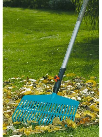 Combisystem Hrábě na listí a trávu, 43 cm