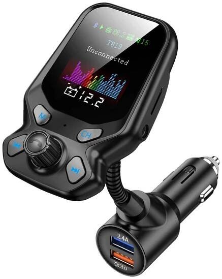 AudioT T819 Transmitter, bezdrátový MP3 přehrávač do auta s Bluetooth