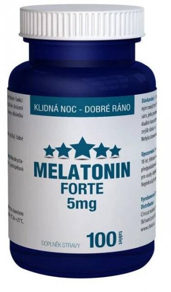 Clinical Melatonin Forte 5mg 100 tablet 100 ks