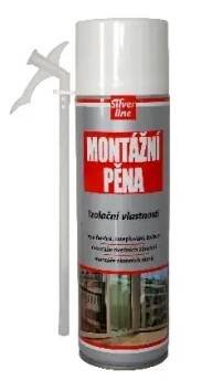 Montážní pěna Den Braven Pěna polyuretanová trubičková 500ml Silver Line