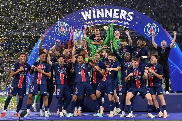 PSG slaví triumf v Lize mistrů.