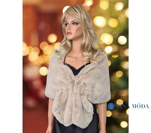 Luxusní dámské pelerína, elegantní štola