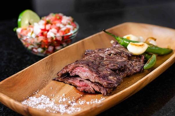 carne asada on a plate