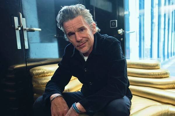 Ethan Hawke poses for a portrait session before the "ZFF Masters: Ethan Hawke" during the 19th Zurich Film Festival at Arena 4 on September 30, 2023 in Zurich, Switzerland.